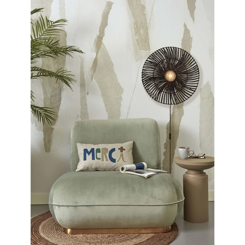 Lampe Murale Rotin