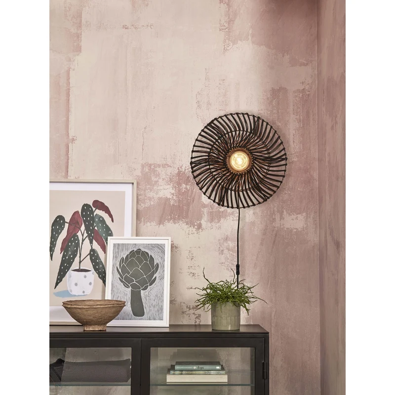 Applique Mural Rotin Chambre
