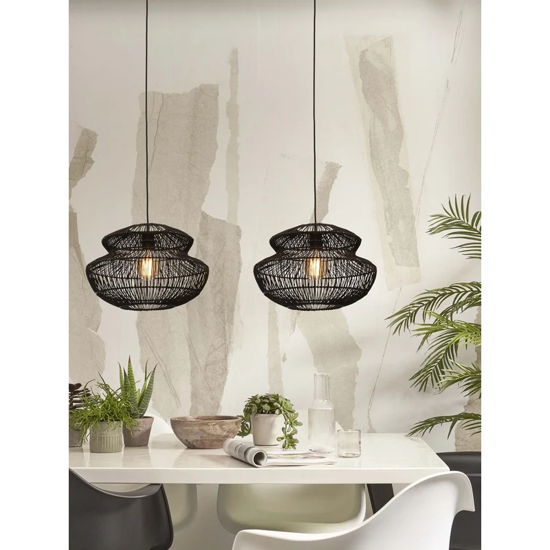 Lampe Suspension En Rotin