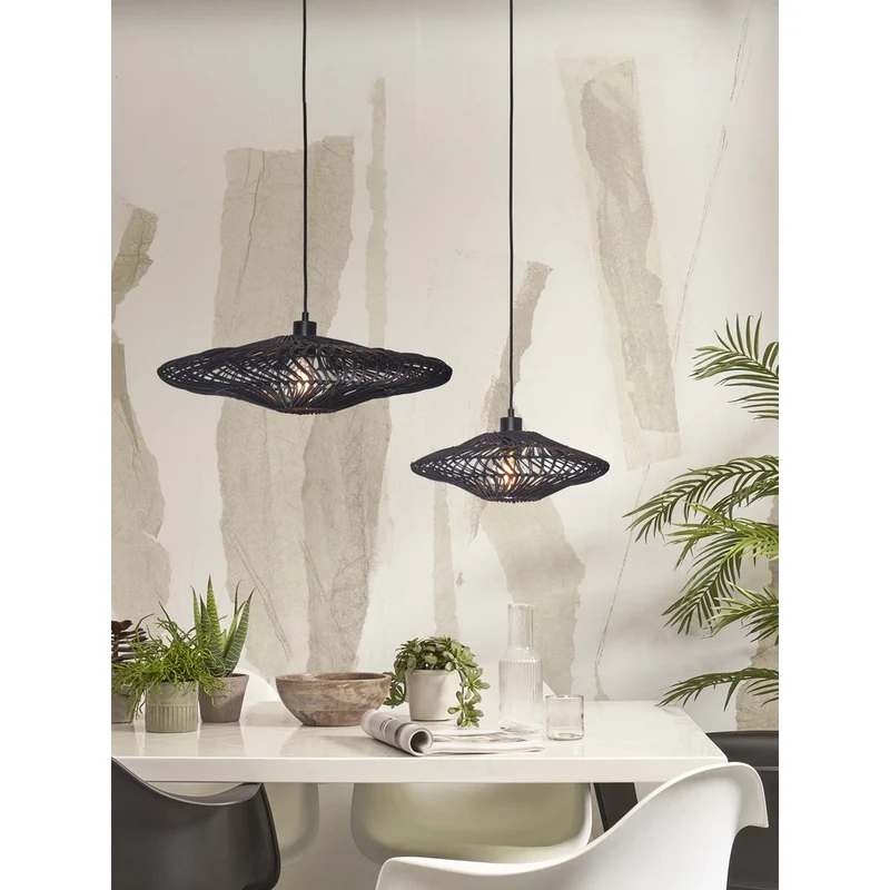 Lampe Rotin Suspension