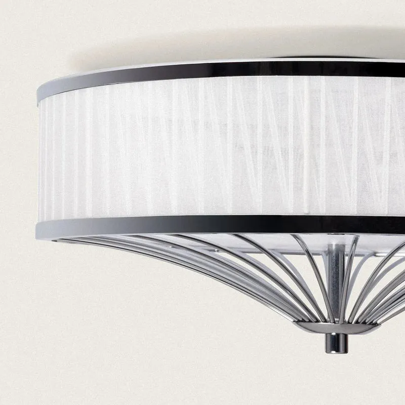 Plafonnier Led Nickel