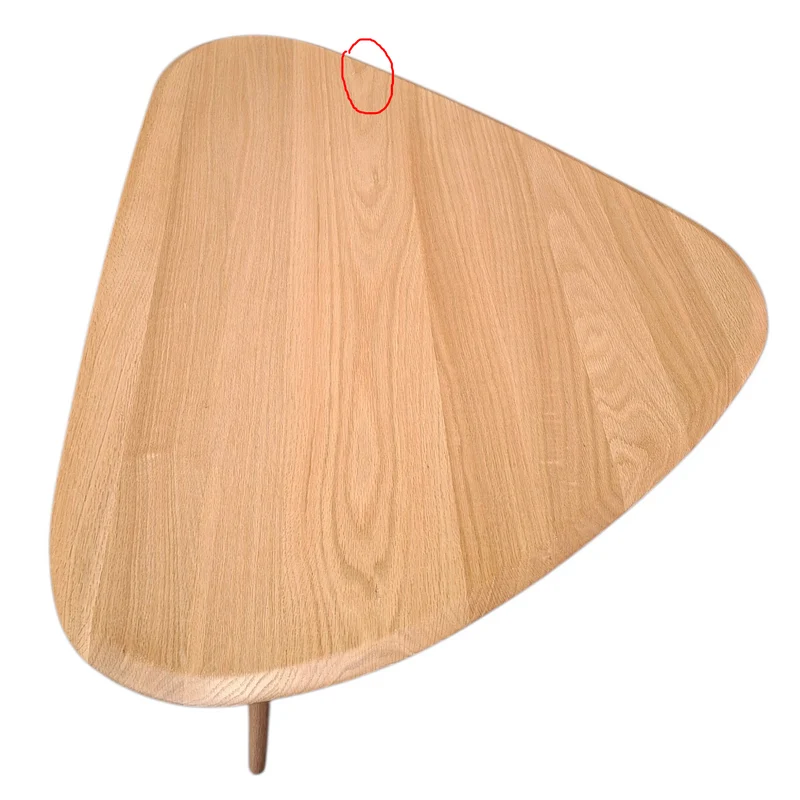 Red Edition Large 50's Coffee Table (Oak) - Second Chance