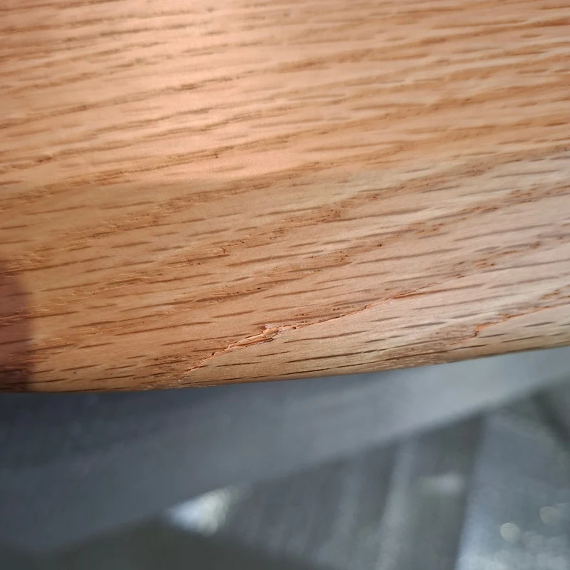 Red Edition Large 50's Coffee Table (Oak) - Second Chance
