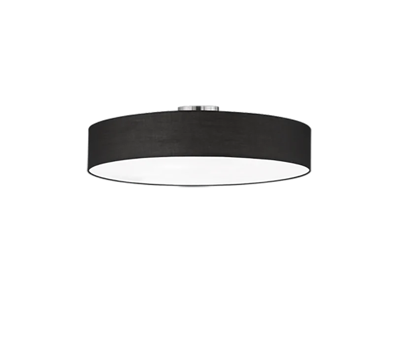 Plafonnier Tissu Noir