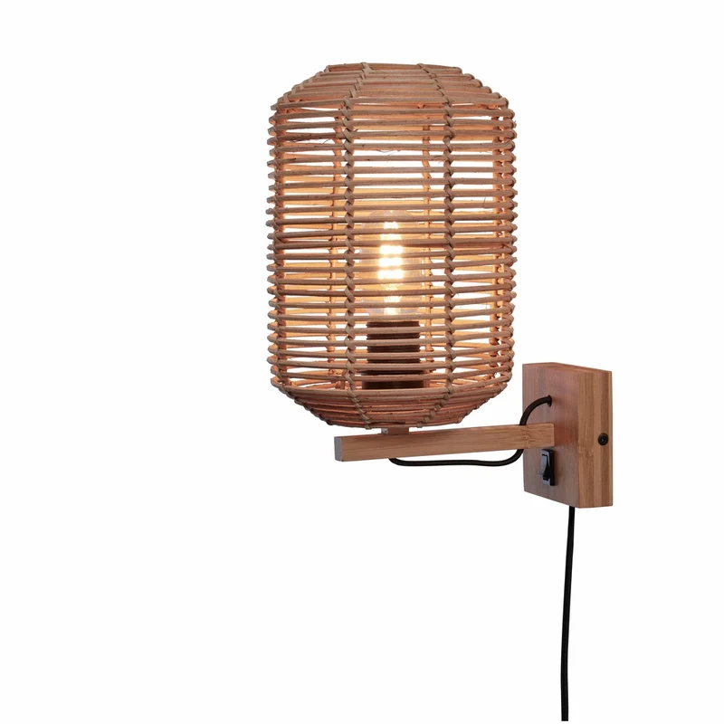 Luminaire Mural Rotin