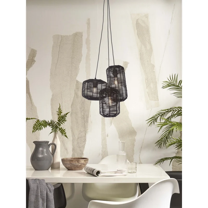 Suspension Rotin Cuisine