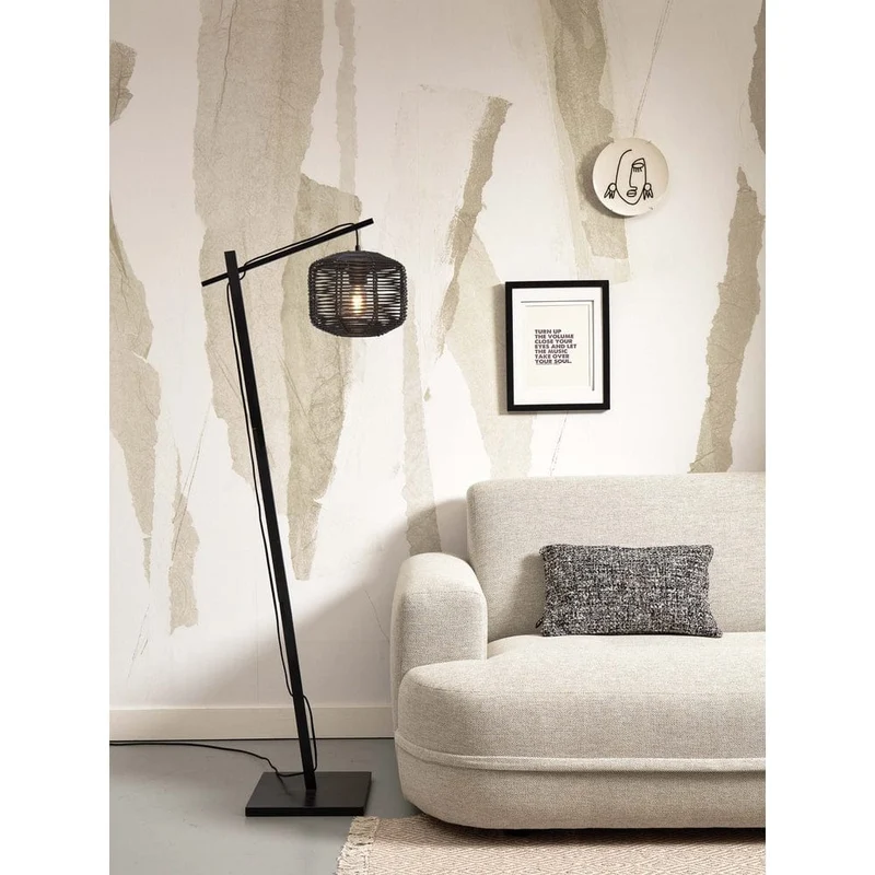 Lampe De Sol Rotin