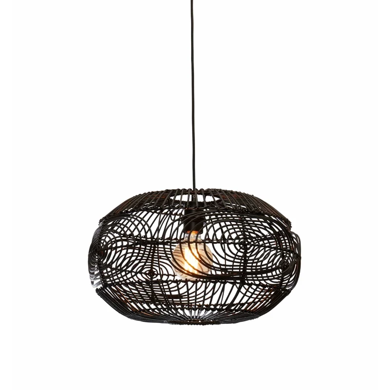 Suspension Luminaire Osier Rotin Bambou