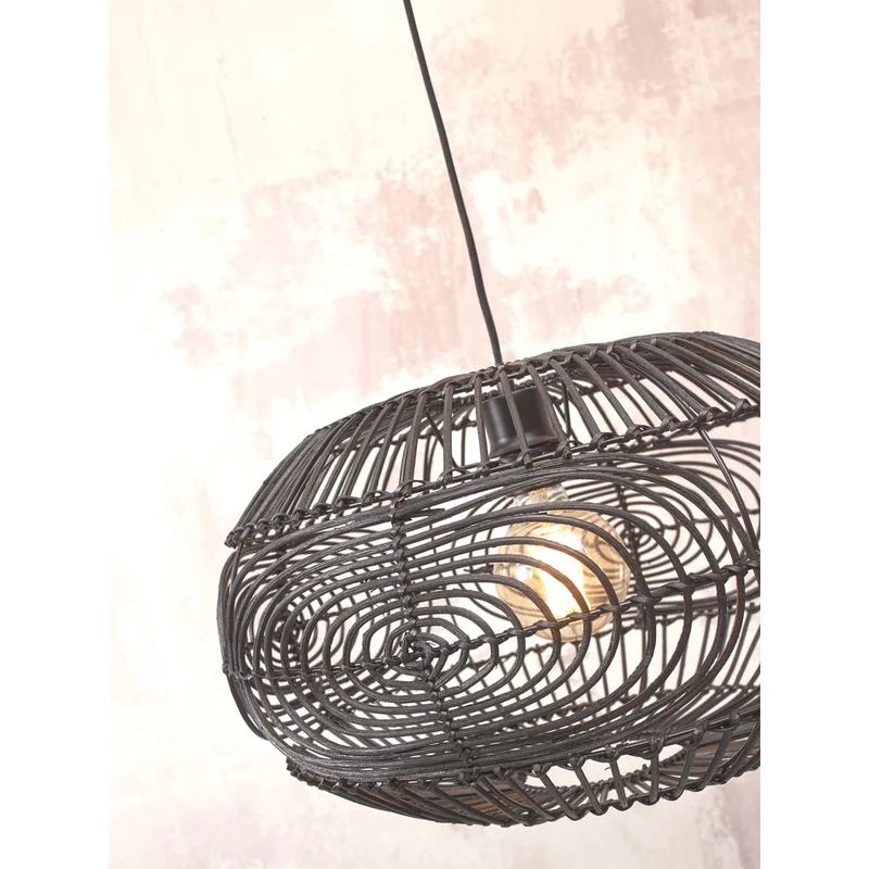 Suspension Luminaire Osier Rotin Bambou