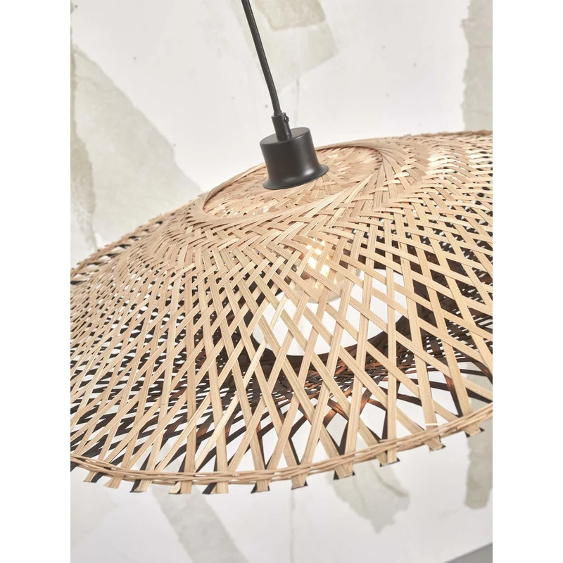Suspension Luminaire Rotin Bambou