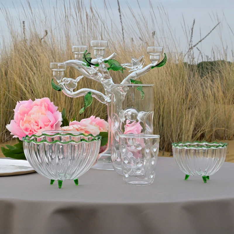 Casarialto Arlecchino Nude Water Glasses - Set of 4