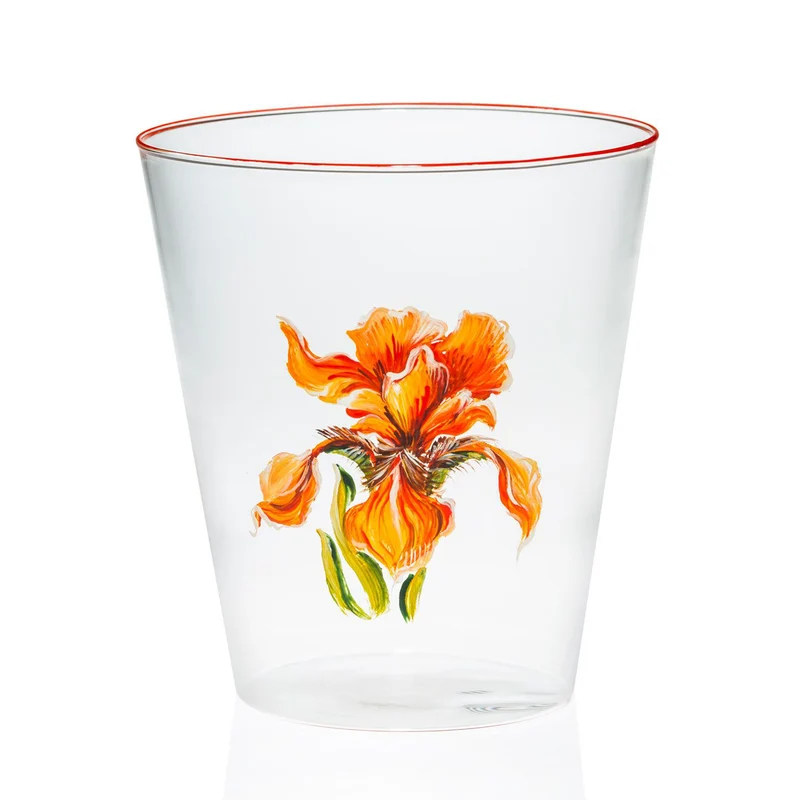 Casarialto Jardin Fleuri Hand Painted Glasses - Set of 6