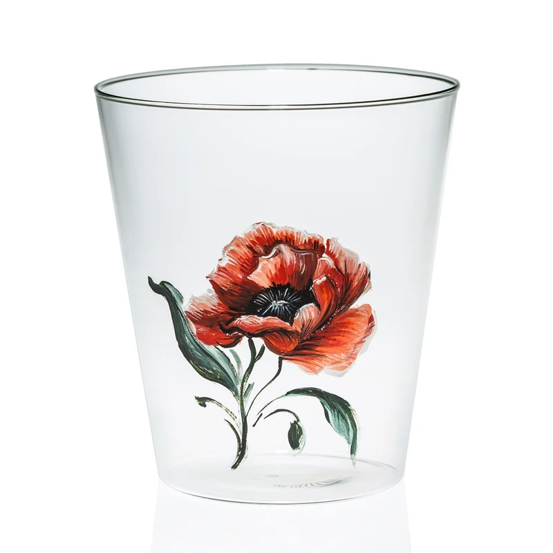 Casarialto Jardin Fleuri Hand Painted Glasses - Set of 6