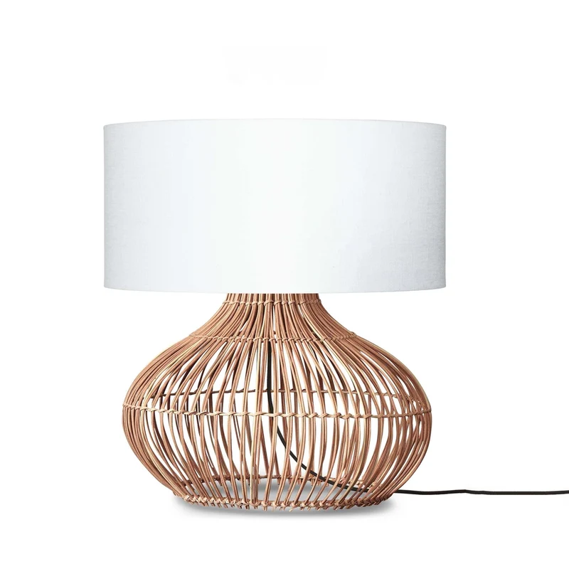 Lampe Rotin À Poser