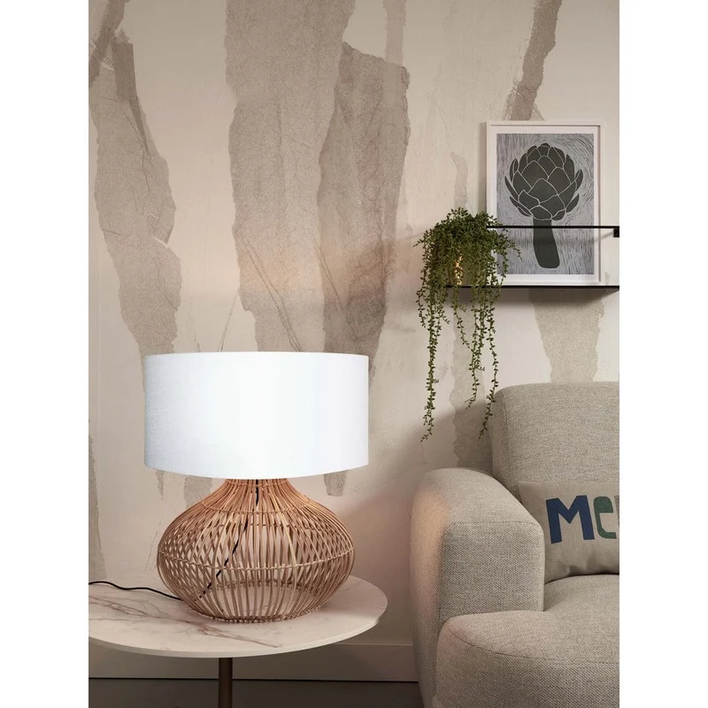 Lampe Rotin À Poser