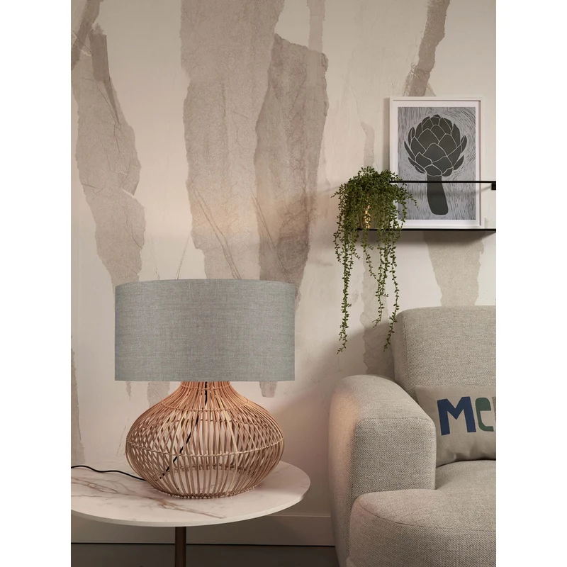 Grande Lampe Rotin