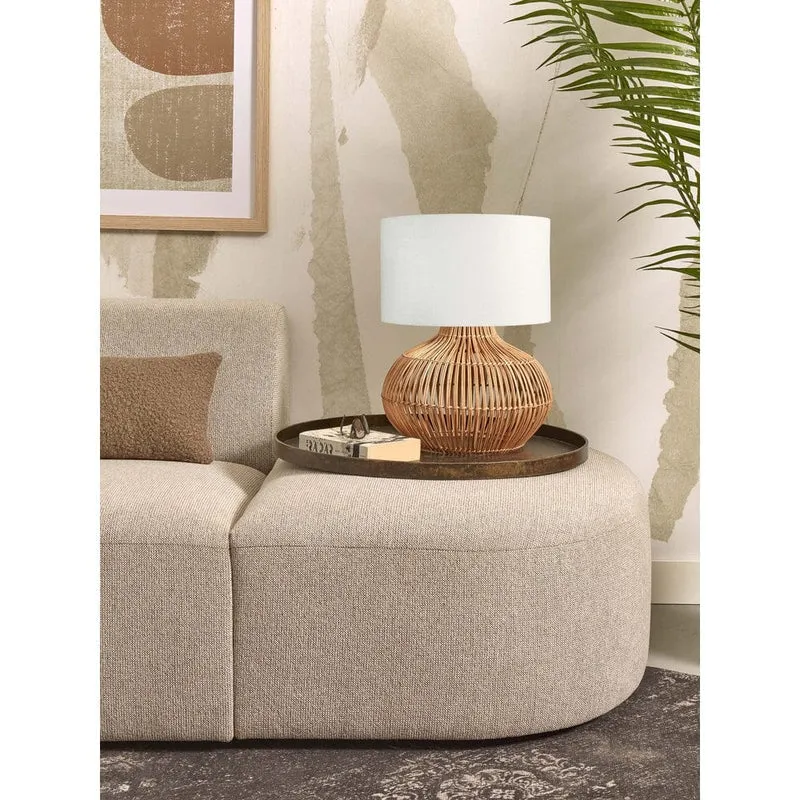 Lampe Chevet Rotin