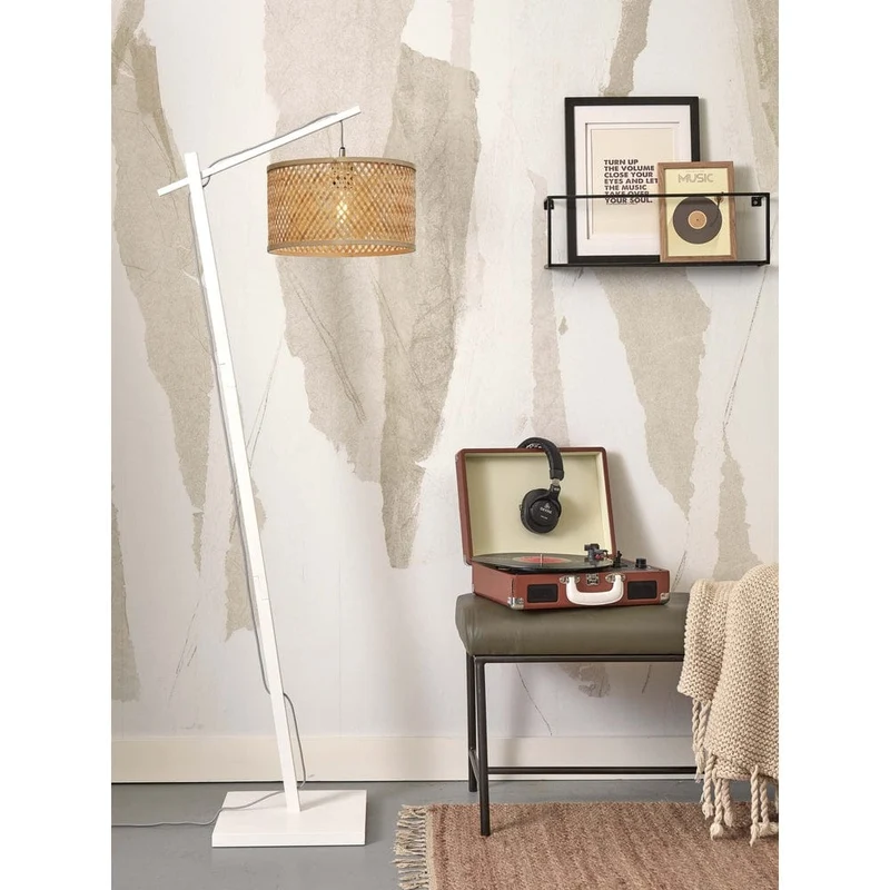 Lampe De Salon Sur Pied Industrielle