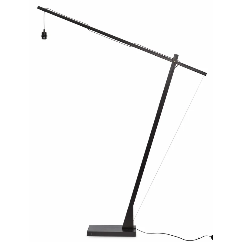 Lampadaire Salon Sur Pied Noir
