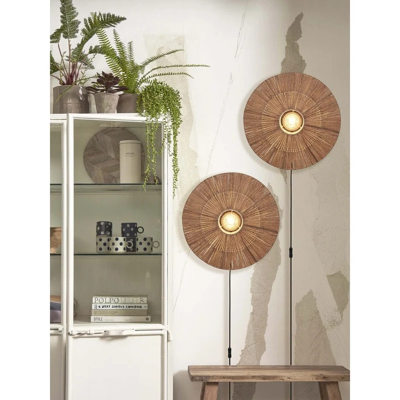 Lampe En Toile De Jute