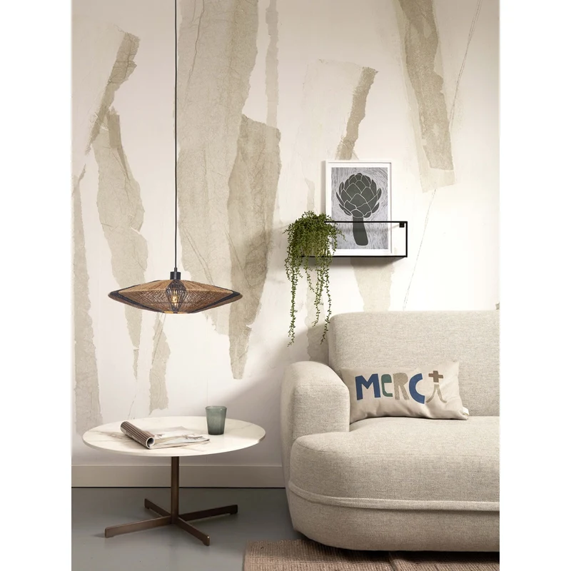 Suspension Luminaire Rotin Bambou
