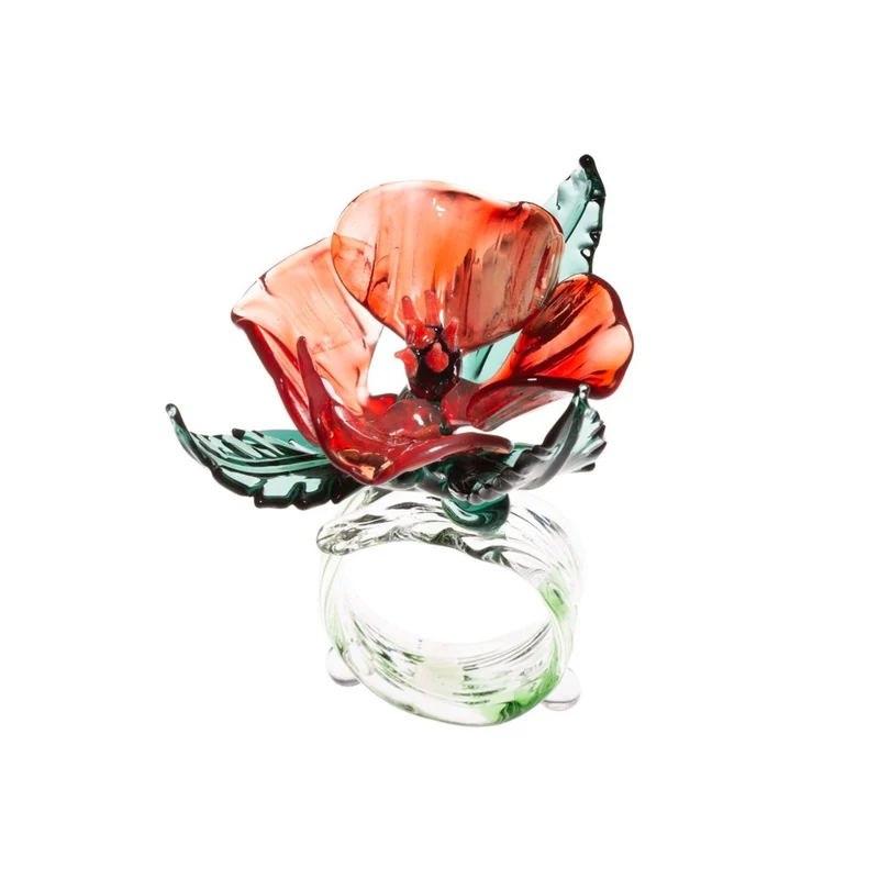 Casarialto Jardin Fleuri Napkin Rings - Set of 6