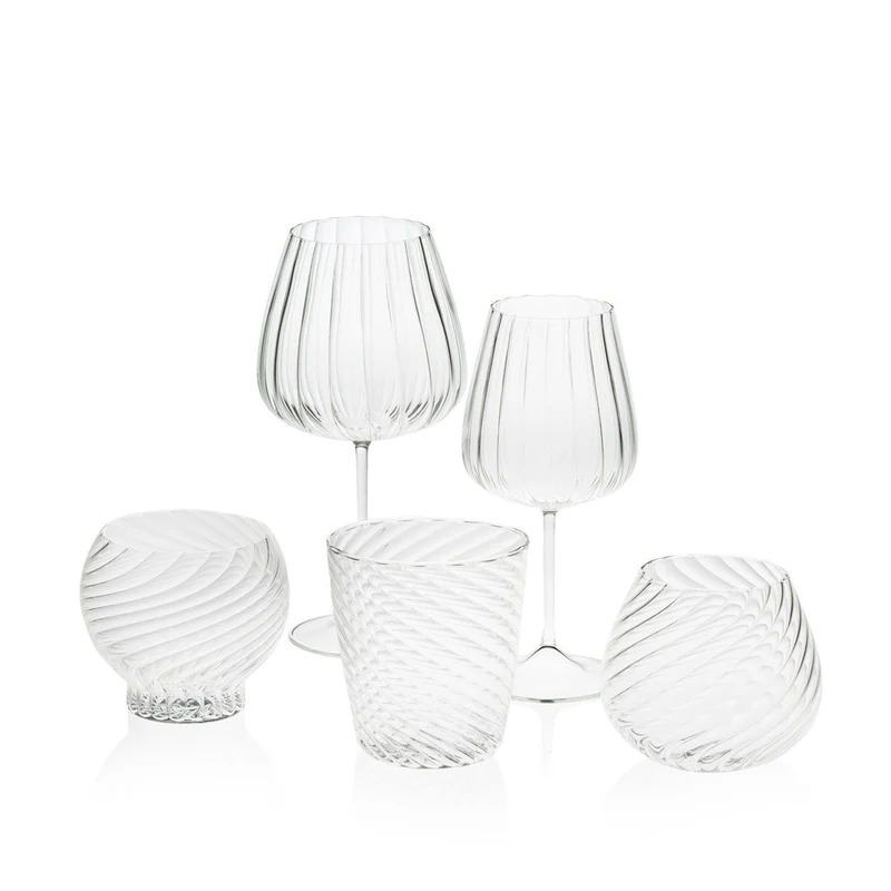 Casarialto Millerighe Round Water Glasses - Set of 4