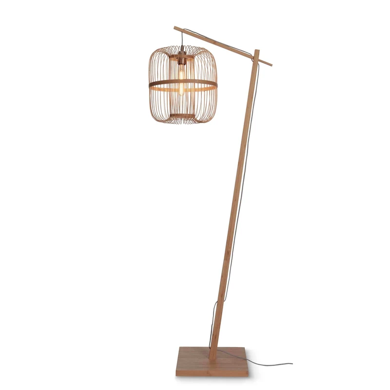 Lampe De Sol En Bambou