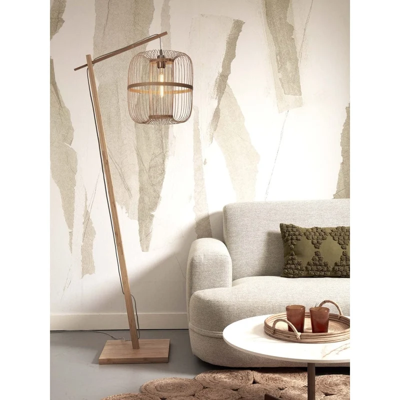 Lampe De Sol En Bambou