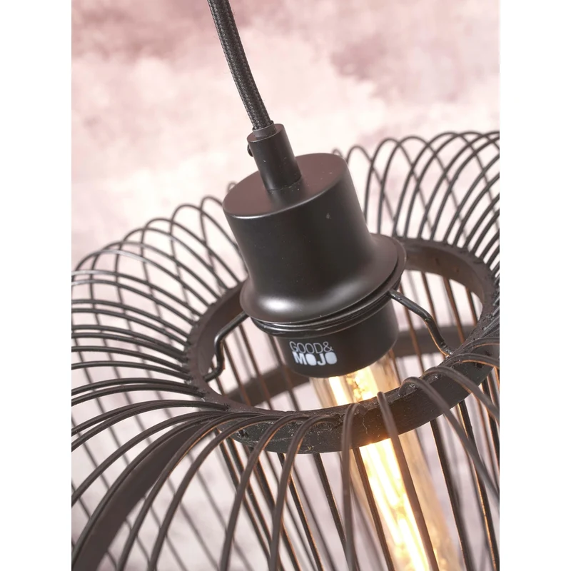Lampe Sur Pied Noir Mat