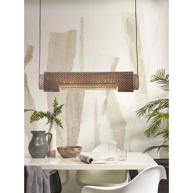 Luminaire Suspendu Rotin Bambou