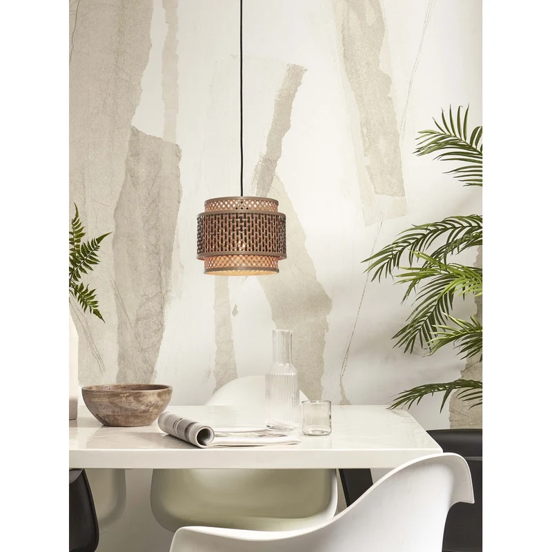 Luminaire Suspension Rotin Bambou Osier