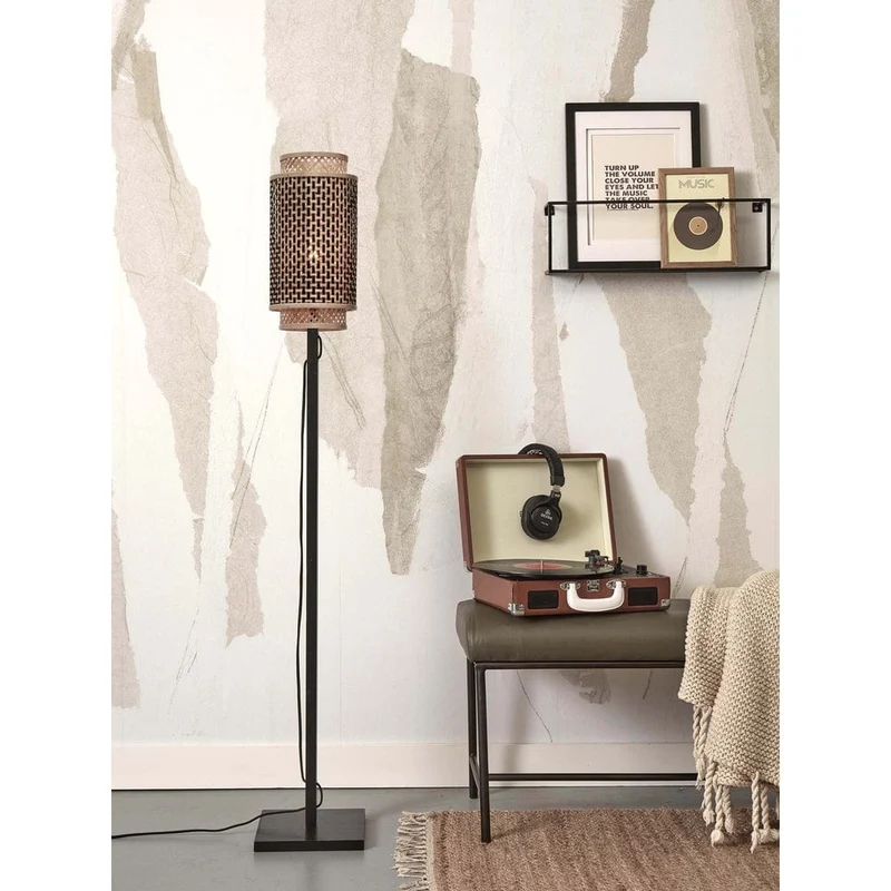 Lampe Sur Pied En Bambou