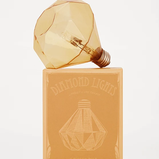 Frama Diamond Bulb E27 - Cognac