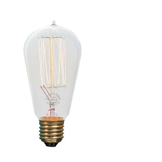 Filament lamp Edison ST58 25W E27 240V