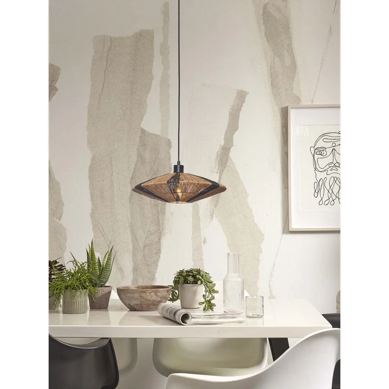 Suspension Bambou Tressé