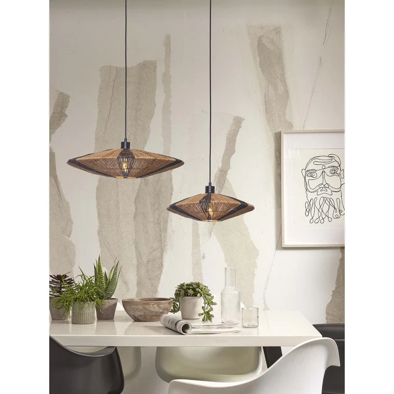 Suspension Bambou Tressé