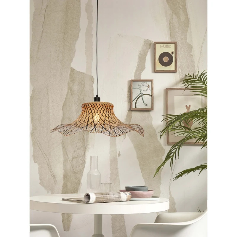 Lustre Salon Bambou