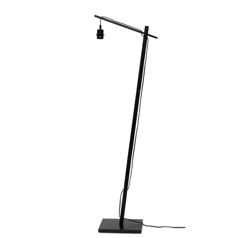 Lampe Noire Sur Pied