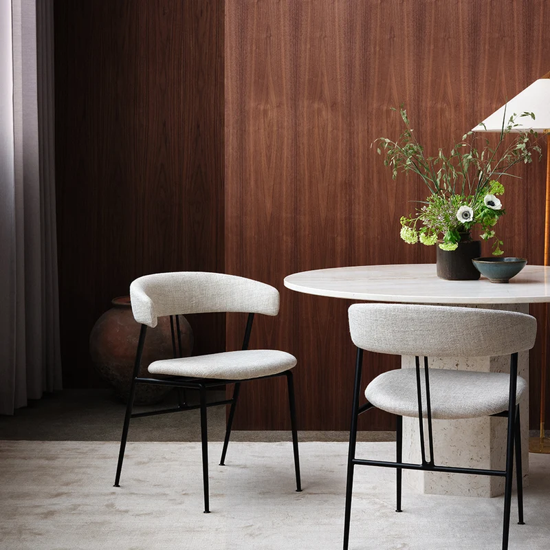 Gubi Violin Dining Chair Fully Upholstered