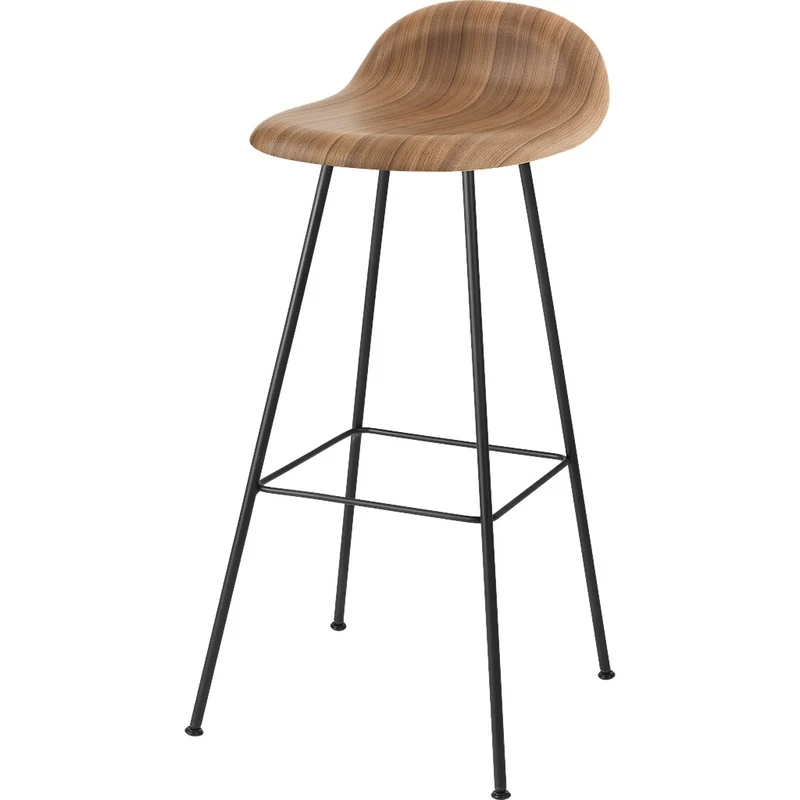 Gubi 3D Bar Stool Un-Upholstered