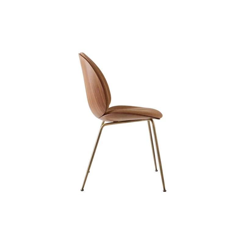 Gubi Beetle Dining Chair 3D Veneer - Front Upholstered
