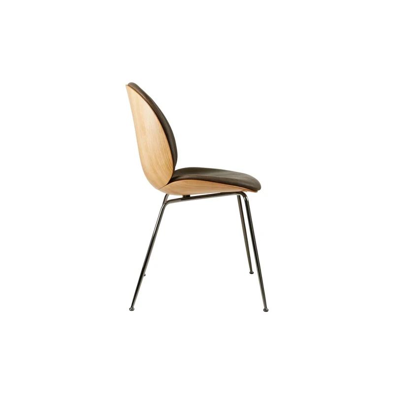 Gubi Beetle Dining Chair 3D Veneer - Front Upholstered
