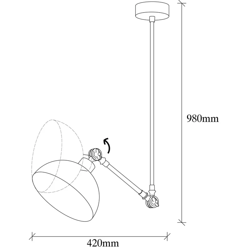 Plafonnier Metal