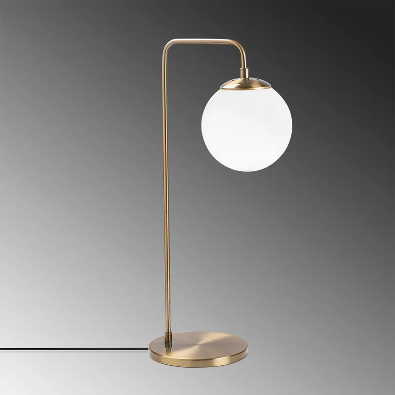 Lampe Dorée À Poser