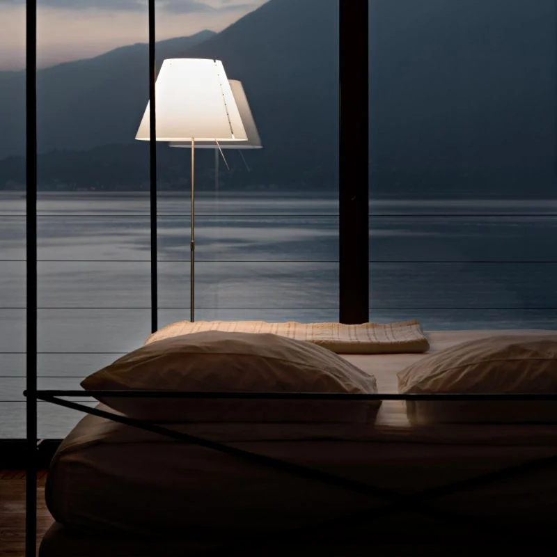 Luceplan Costanza Aluminium Floor Lamp (Without Shade)