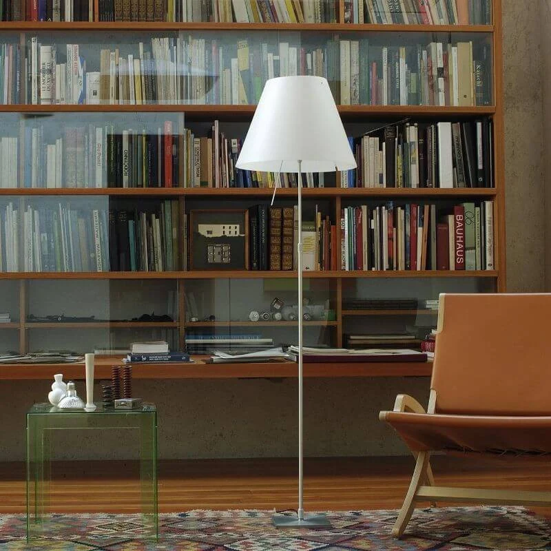 Luceplan Costanza Aluminium Floor Lamp (Without Shade)