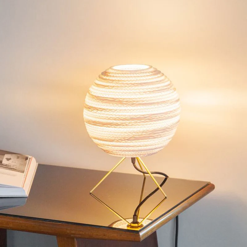 Graypants Scraplights Moon Table Lamp