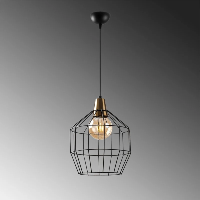 Suspension Luminaire Grillage