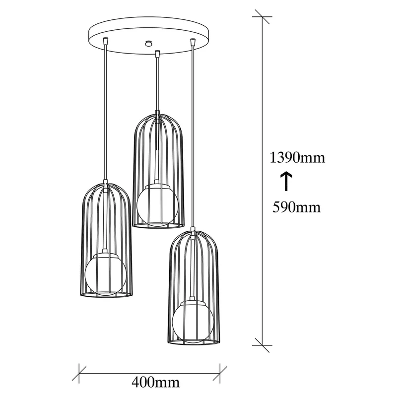Suspension Cylindre Luminaire